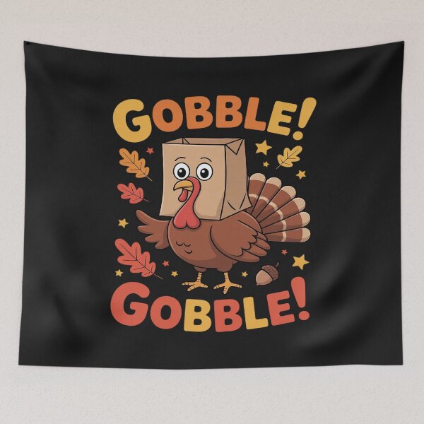 Item preview, Thanksgiving Gobble Turkey Face Goose designed and sold by Rackaam.