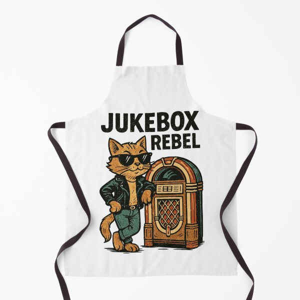 Item preview, Rockabilly Jukebox Cool Cat Rebel Retro Gift designed and sold by Pineapple-Tree.