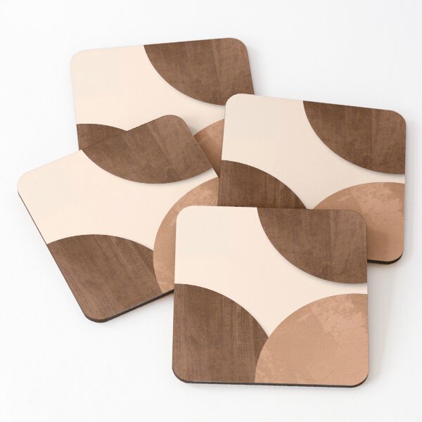 Item preview, Deep Umber & Ochre Organic Earth Abstract designed and sold by Cozyartsss.