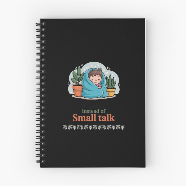 Item preview, Roots Instead of Small Talk – Cozy Plant Lover designed and sold by Shannon Bosley.