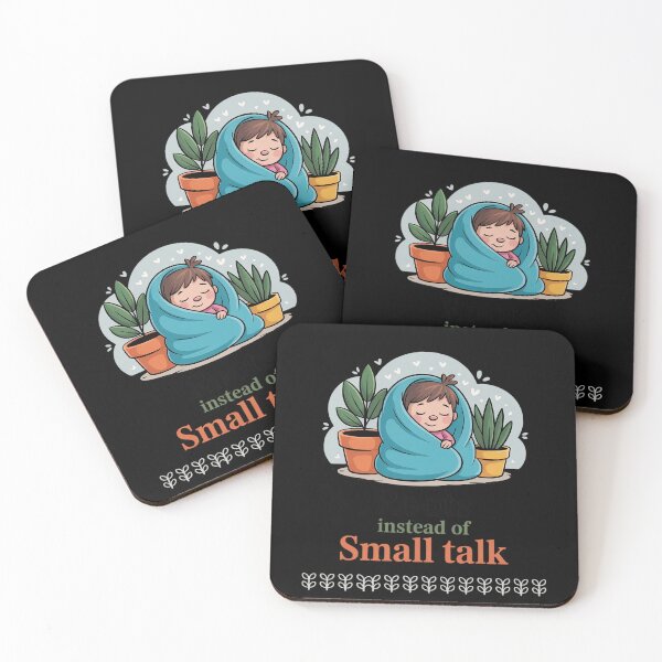 Item preview, Roots Instead of Small Talk – Cozy Plant Lover designed and sold by Shannon Bosley.