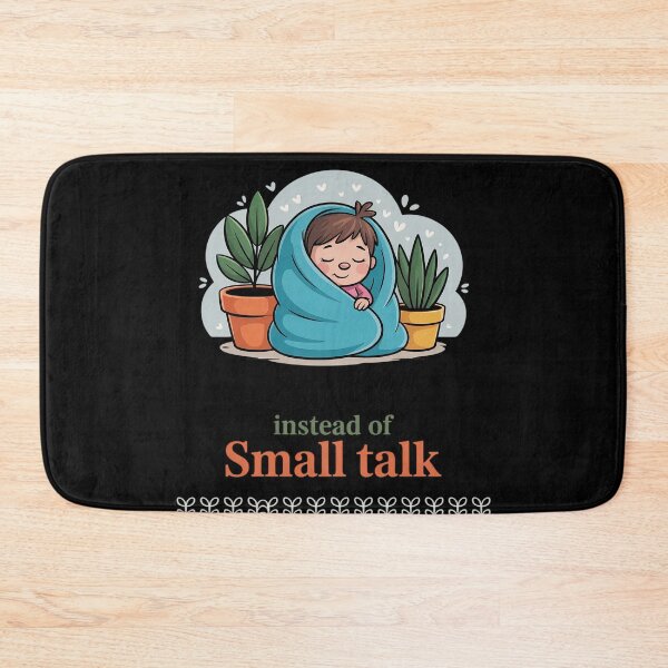 Item preview, Roots Instead of Small Talk – Cozy Plant Lover designed and sold by Shannon Bosley.