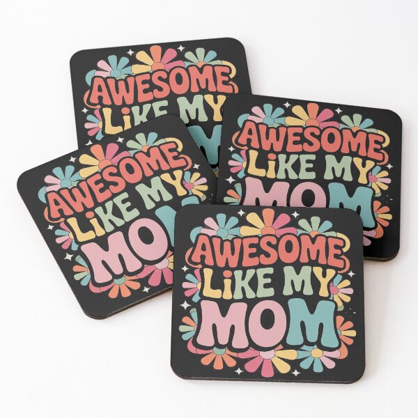 Item preview, Groovy Awesome Like My Mom Mommy Mothers Day Daughters Sons  designed and sold by NailMolisa.