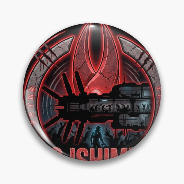 Item preview, Welcome to USG Ishimura Planet Cracker Ship Dead Space Horror Necromorph Outbreak Marker Obelisk Unitology Crew Isaac Clarke Greetings From Fan Art Collage Poster T-Shirt Sticker Print Gift designed and sold by Senpaiwaves.