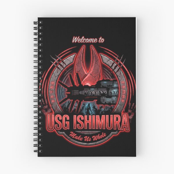 Item preview, Welcome to USG Ishimura Planet Cracker Ship Dead Space Horror Necromorph Outbreak Marker Obelisk Unitology Crew Isaac Clarke Greetings From Fan Art Collage Poster T-Shirt Sticker Print Gift designed and sold by Senpaiwaves.