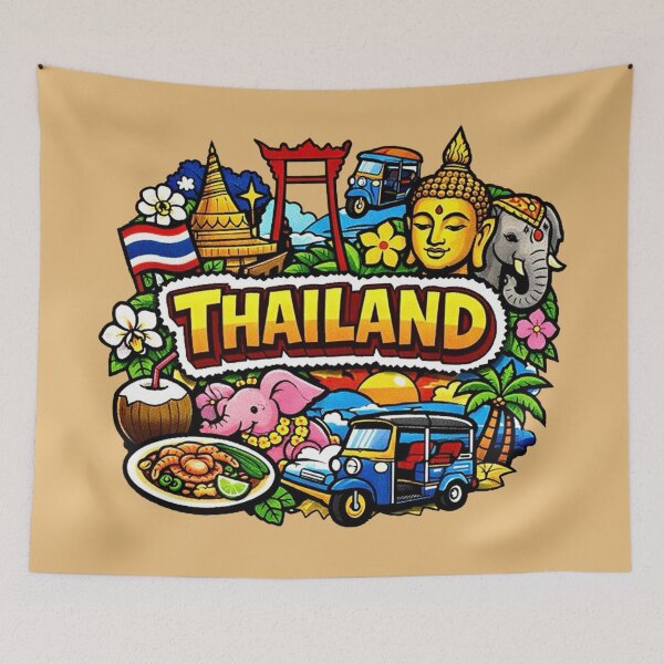 Item preview, Thailand Travel Image designed and sold by Myra365Art.