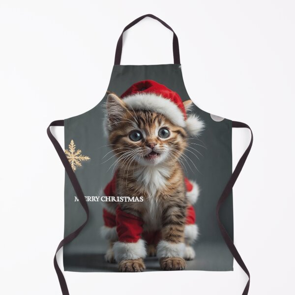 Item preview, Kitten in Santa Outfit designed and sold by DavidePoggio.