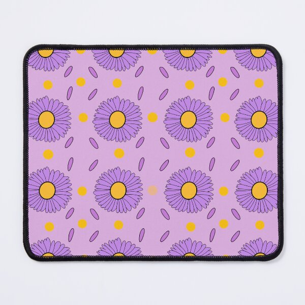 Item preview, Aster Violet Flower background natural hand drawn seamless designed and sold by khulisara246.
