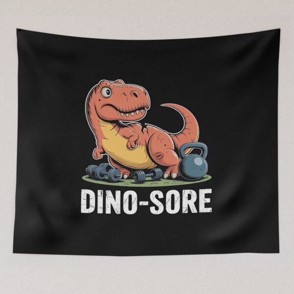 Item preview, Gym Workout Dino Sore Exercise Fitness Boys Kids Women Men  designed and sold by NailMolisa.