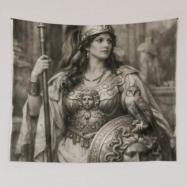 Item preview, Athena – Greek Goddess of Wisdom, Strategy, and Justice designed and sold by SoniaSarkali.