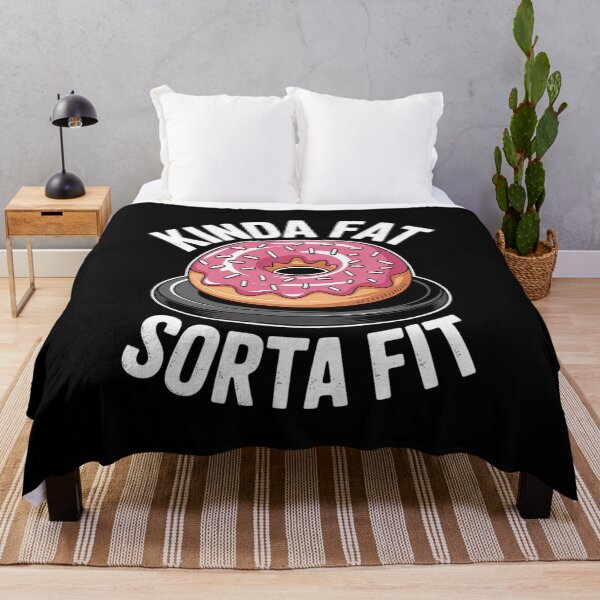 Item preview, Womens Kinda Fit Sorta Fat, Funny Gym Vintage designed and sold by MyzoToyota.