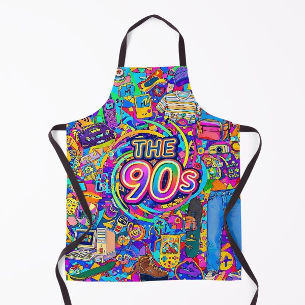 Item preview, The 90s – Colorful Retro Pop Art Illustration designed and sold by GlobalBoom.