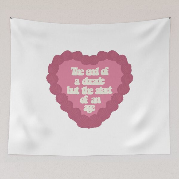 Item preview, The End of a Decade Love Heart Birthday Cake designed and sold by FreeOrca.