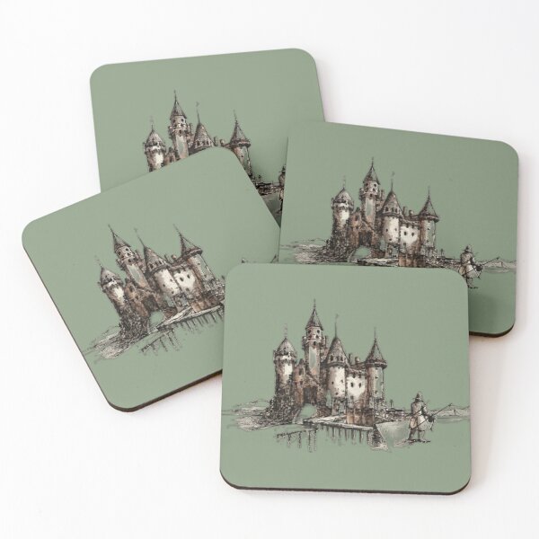 Item preview, Medieval Castle – Dark Fantasy Fortress Art designed and sold by Tomasz  Siennicki.