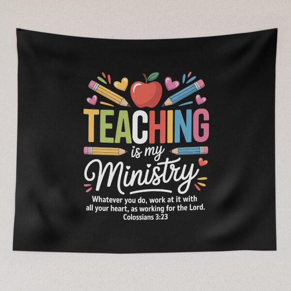 Item preview, Teaching  Christian Teacher Back to School designed and sold by lilensgavadur.