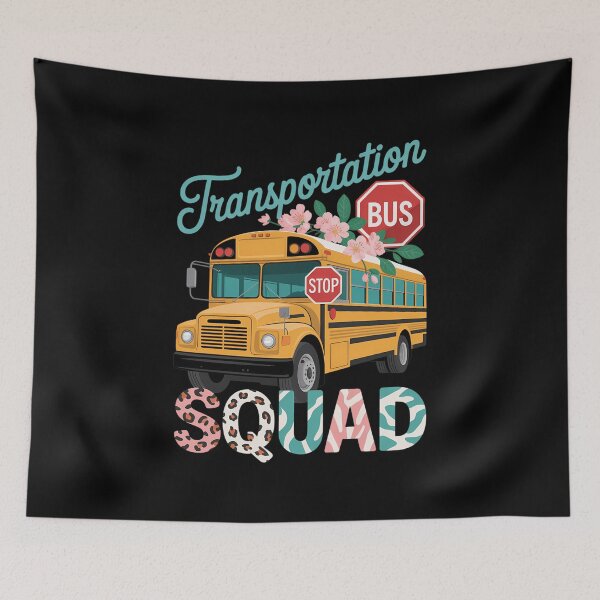Item preview, Transportation Squad Bus Driver School Bus Back to School designed and sold by lilensgavadur.