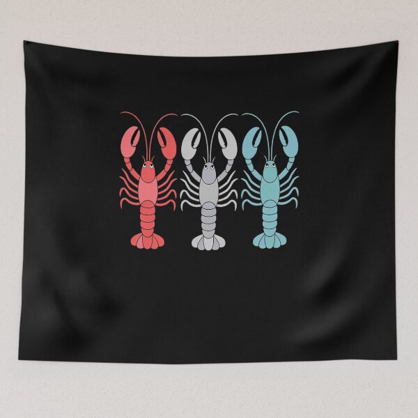 Item preview, American Blue, White and Red Cool Lobsters  designed and sold by KotexTemu.