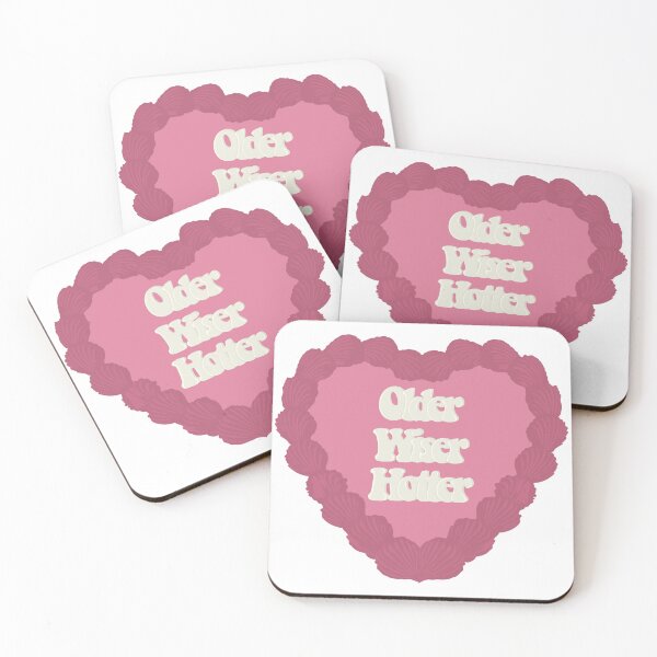 Item preview, Older Wiser Hotter Love Heart Birthday Cake designed and sold by FreeOrca.