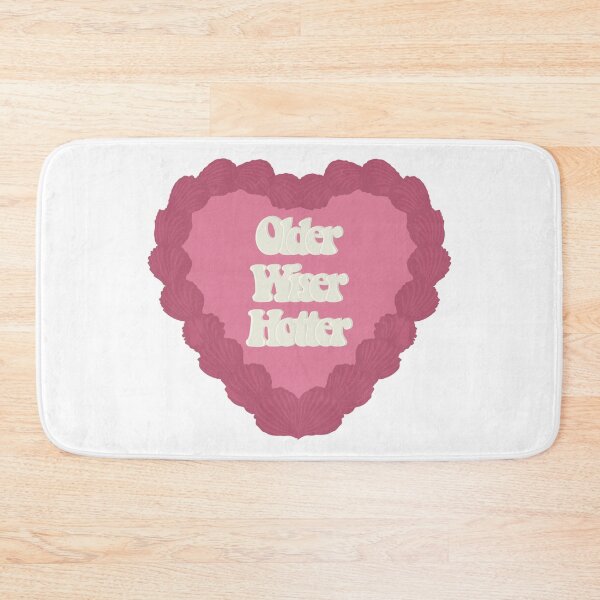 Item preview, Older Wiser Hotter Love Heart Birthday Cake designed and sold by FreeOrca.