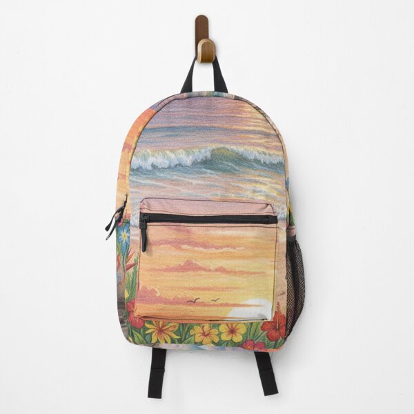 Item preview, Tropical Sunset palm Beach Paradise designed and sold by Fateh-Kro ⭐⭐⭐⭐⭐.