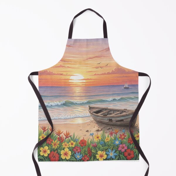 Item preview, Tropical Sunset palm Beach Paradise designed and sold by Fateh-Kro ⭐⭐⭐⭐⭐.