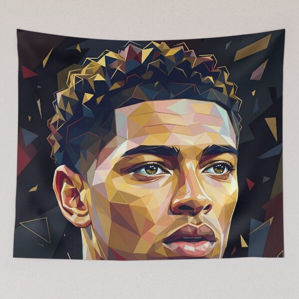 Item preview, Jude Bellingham Football Soccer Player Rising Star Geometric Power designed and sold by mildaclairmo.