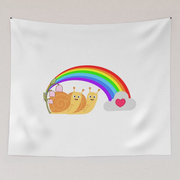 Item preview, Cute Snails and Pink Flowers designed and sold by Love3Happy.