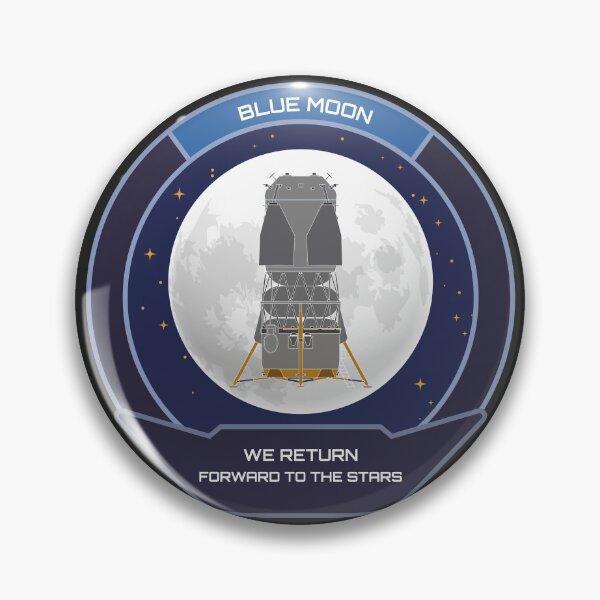 Item preview, Blue Moon (We Return - Forward To The Stars) designed and sold by BGALAXY.