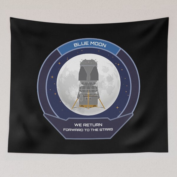 Item preview, Blue Moon (We Return - Forward To The Stars) designed and sold by BGALAXY.
