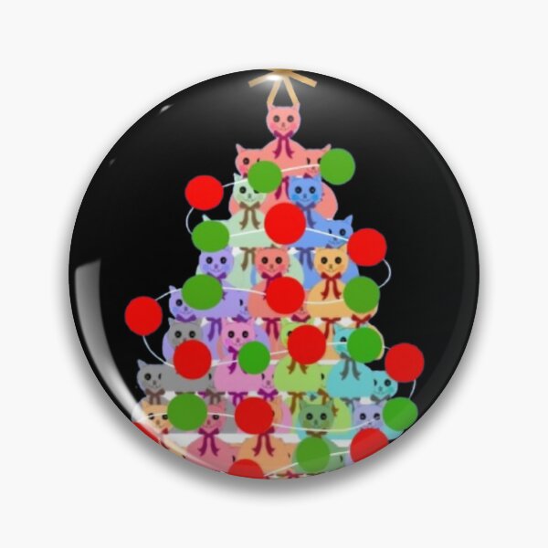 Item preview, Cute Cat Christmas Tree – Kawaii Holiday Cats Illustration designed and sold by HopeAndHustle.