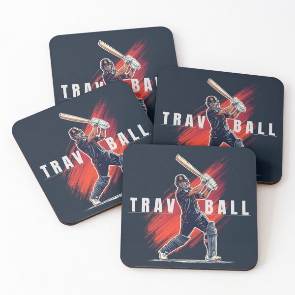 Item preview, Trav Ball – Power Cricket Batsman Illustration designed and sold by glowtrendz.