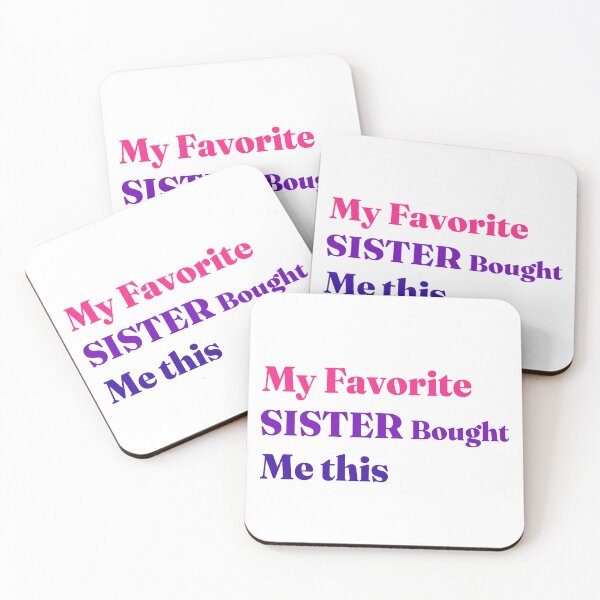 Item preview, Sarcastic Brother Gift From My Favorite Sister Ever designed and sold by karibov.