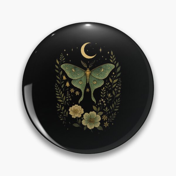 Item preview, Polilla Lunar Floral Grunge Vintage designed and sold by verinanawaffb.
