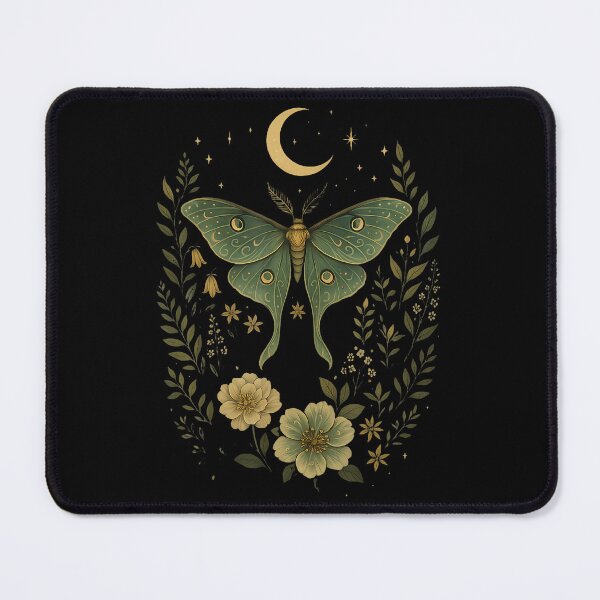 Item preview, Vintage Grunge Luna Moth Floral designed and sold by verinanawaffb.