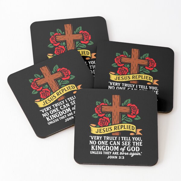 Item preview, John 3:3 No One Can See The Kingdom Of God Unless They Are Born Again designed and sold by plushism.