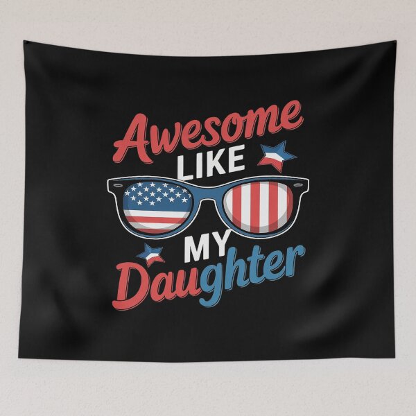 Item preview, Sunglasses Patriotic 4th Of July Awesome Like My Daughter  designed and sold by InspiredFoul.