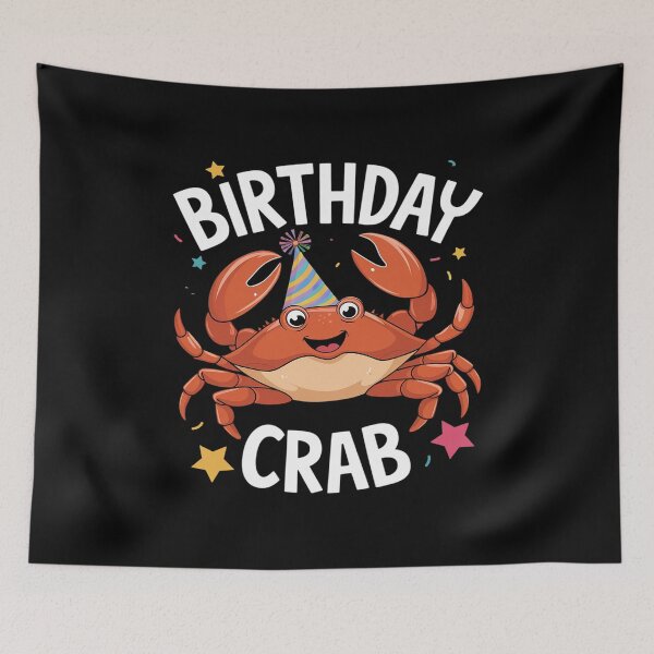 Item preview, Birthday Crab - Crustacean Animal Lover Beach Seafood 1  designed and sold by KotexTemu.