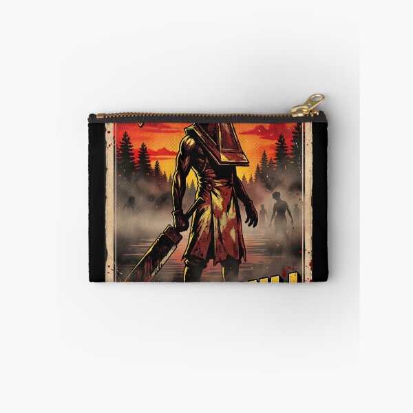 Item preview, Greetings From Pyramid Head Silent Hill 2 Remake Horror Monster Great Knife Red Pyramid Thing Executioner Blue Creek Apartments Lake Toluca Prison Boss Fight Symbolic Fan Art Collage designed and sold by Senpaiwaves.
