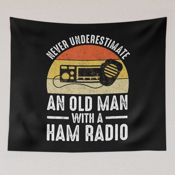 Item preview, Never Underestimate An Old Man With A Ham Radio designed and sold by keatnybolho.