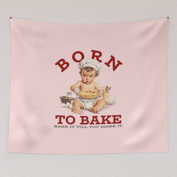 Item preview, BORN TO BAKE Cute Baby designed and sold by JusTiceT-shirts.