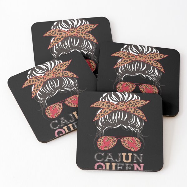 Item preview, Cajun Queen Crawfish Leoapard Messy Bun Sunglasses Lobster  designed and sold by KotexTemu.