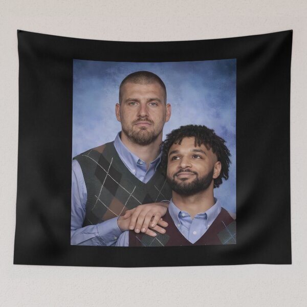 Item preview, Nikola Jokic & Jamal Murray Step Brothers Parody designed and sold by MaiaRayno.
