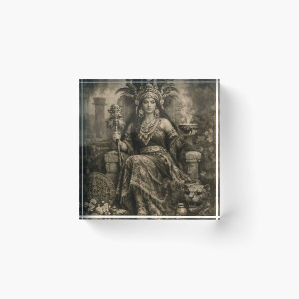 Item preview, Xochiquetzal – Aztec Goddess of Beauty, Love, and Creativity designed and sold by SoniaSarkali.