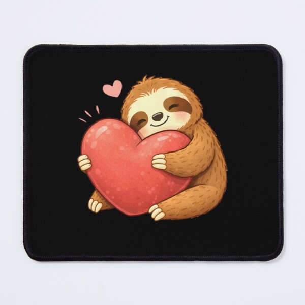 Item preview, Sloth Heart Hug – Cute Love Self Care designed and sold by PunchDrop.