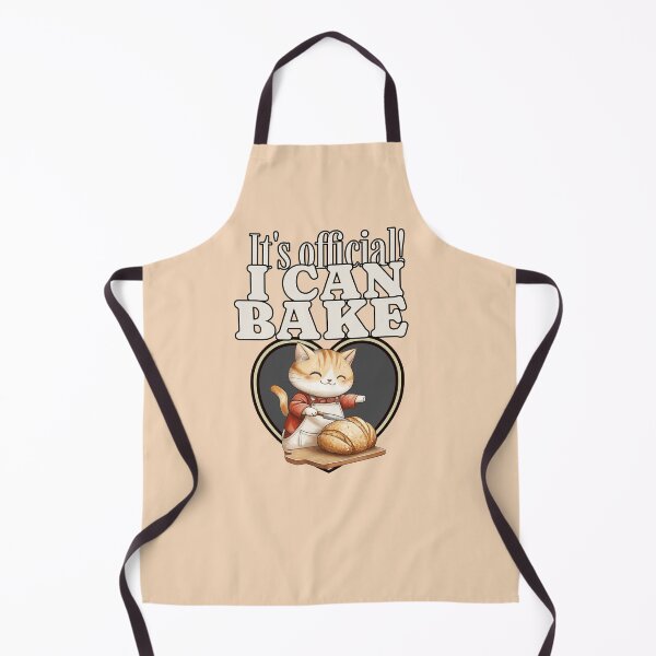 Item preview, IT'S OFFICIAL! I CAN BAKE Cute Cat designed and sold by JusTiceT-shirts.