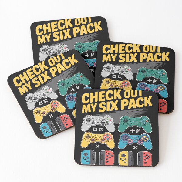 Item preview, Check Out My 6 Six Pack Gamer Video Game Lover  designed and sold by KotexTemu.