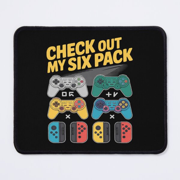 Item preview, Check Out My 6 Six Pack Gamer Video Game Lover  designed and sold by KotexTemu.