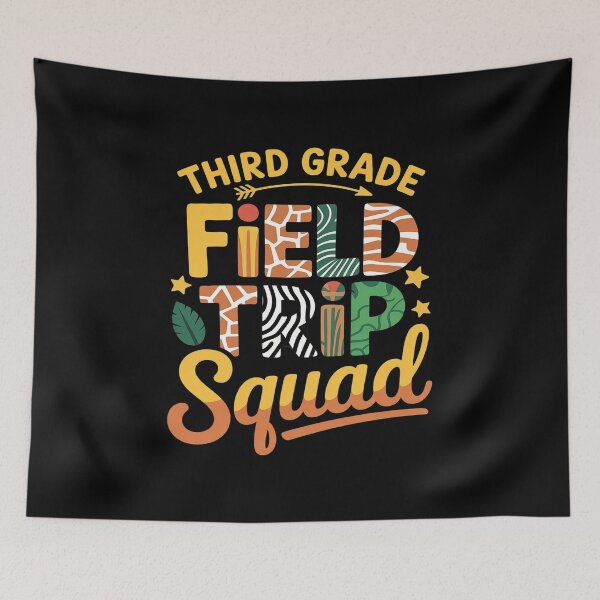 Item preview, Third Grade Field Trip Squad Fun Day School Trip Teacher Kid  designed and sold by InspiredFoul.