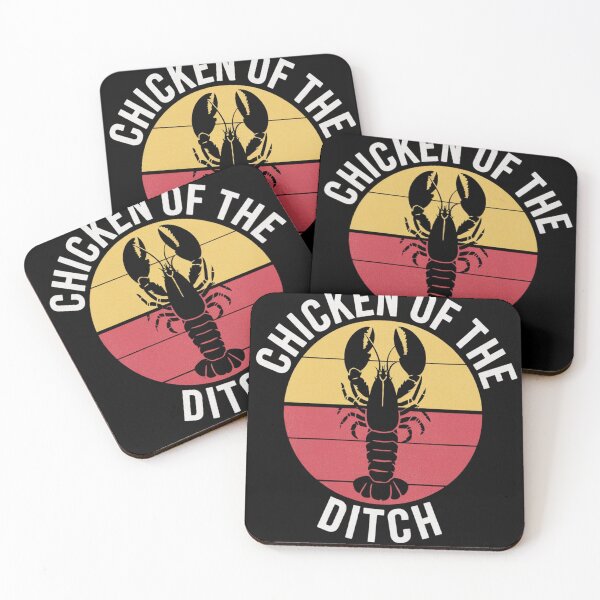 Item preview, Chicken of The Ditch Crawfish Boil Party Funny Cajun Lobster 1  designed and sold by KotexTemu.