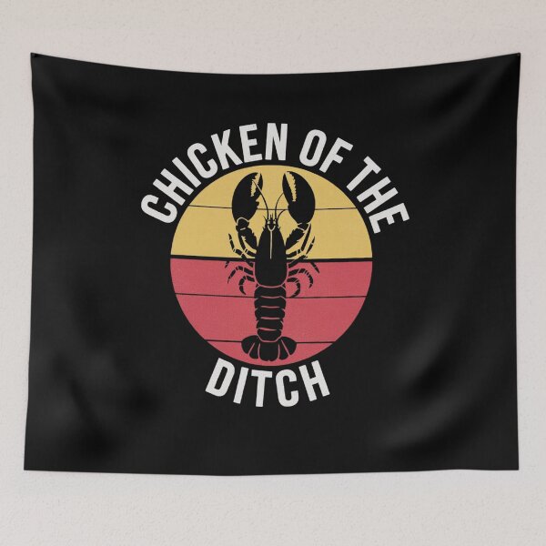 Item preview, Chicken of The Ditch Crawfish Boil Party Funny Cajun Lobster 1  designed and sold by KotexTemu.